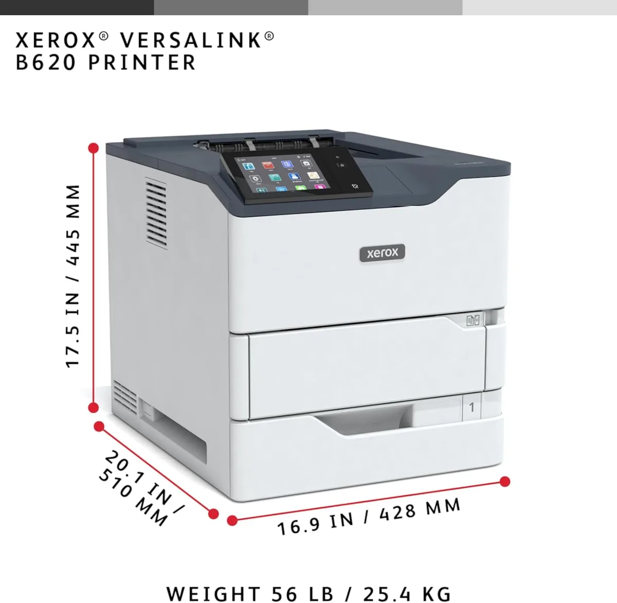 Принтер лазерний монохромний Xerox A4 61 ст/хв