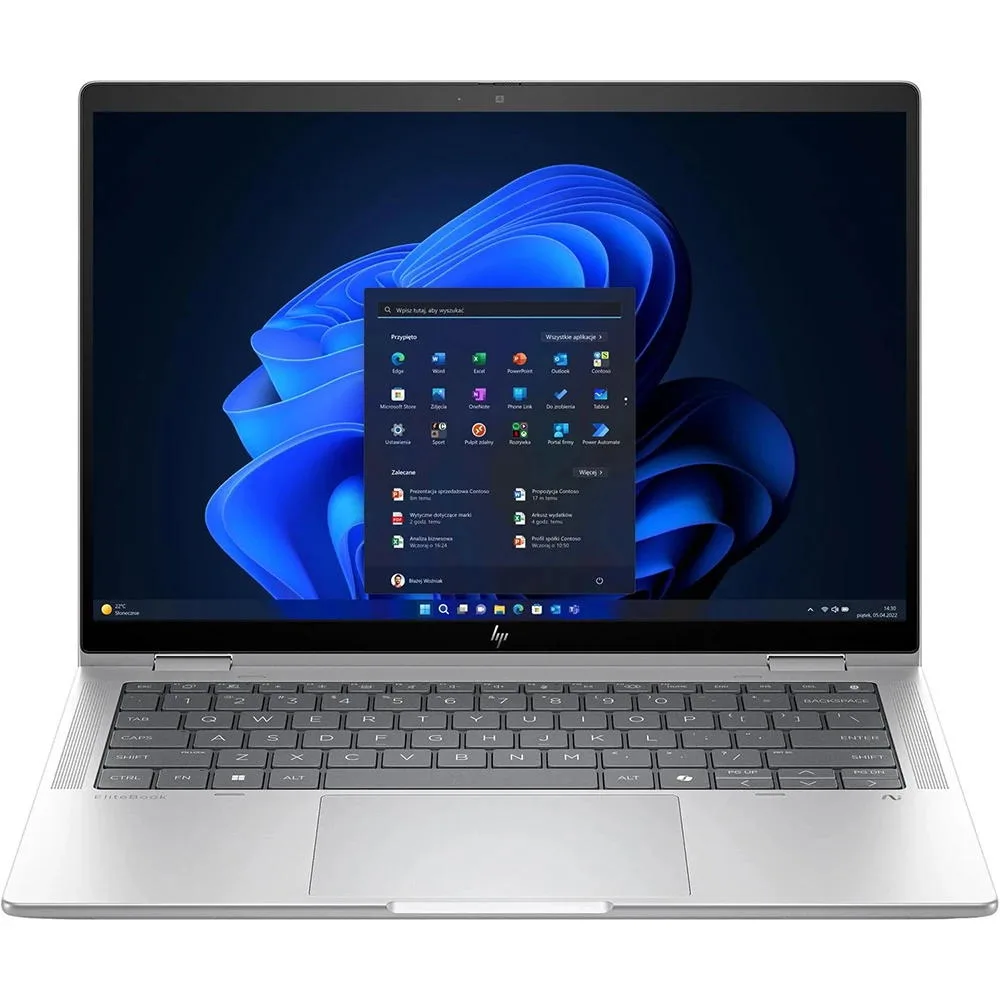 Ноутбук HP EliteBook X Flip G1i 14" WUXGA Touch AG, Intel U7-258V, 32GB, F1TB, UMA, Win11P, серебристый