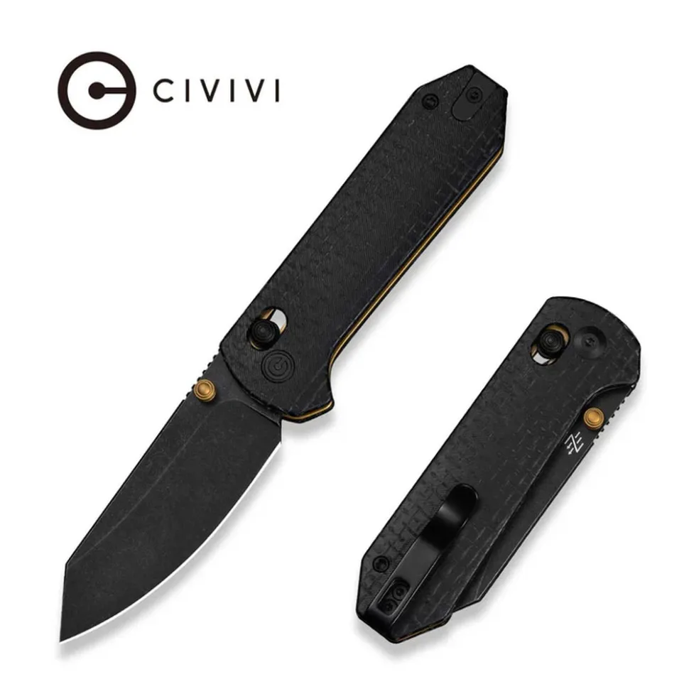 Ніж складаний Civivi 73,1 мм 14C28N чорний мікарта