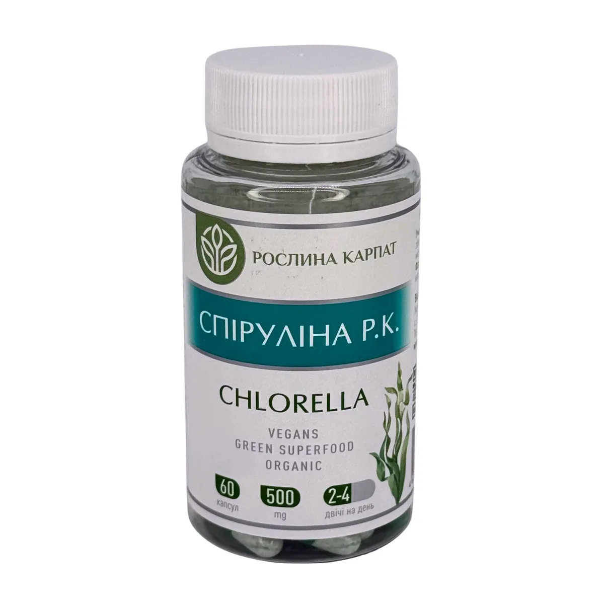Спіруліна Chlorella  – суперфуд для енергії, очищення та здоров’я Рослина Карпат