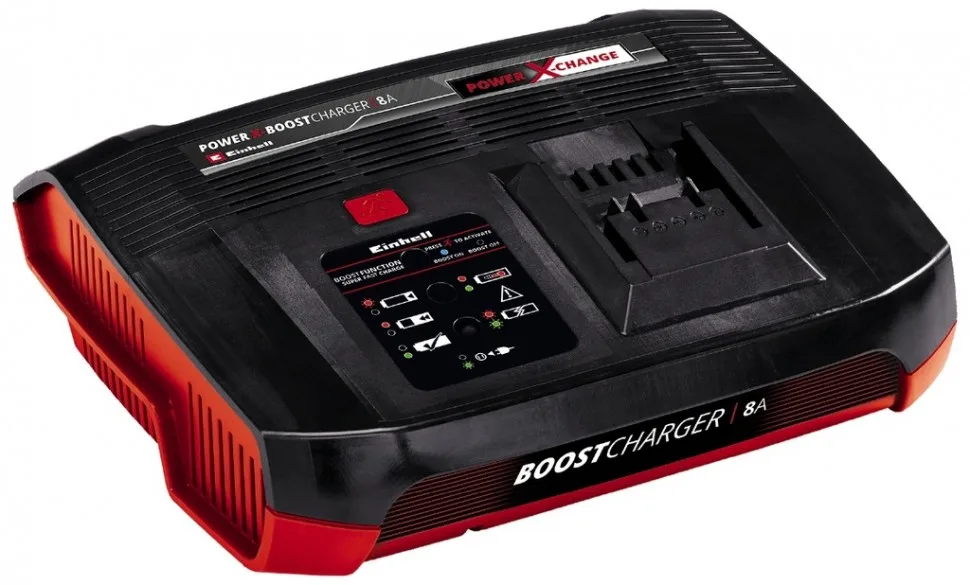 Зарядний пристрій Einhell PXC Boostcharger 3A 18В 8А 0.83кг для акумуляторів.