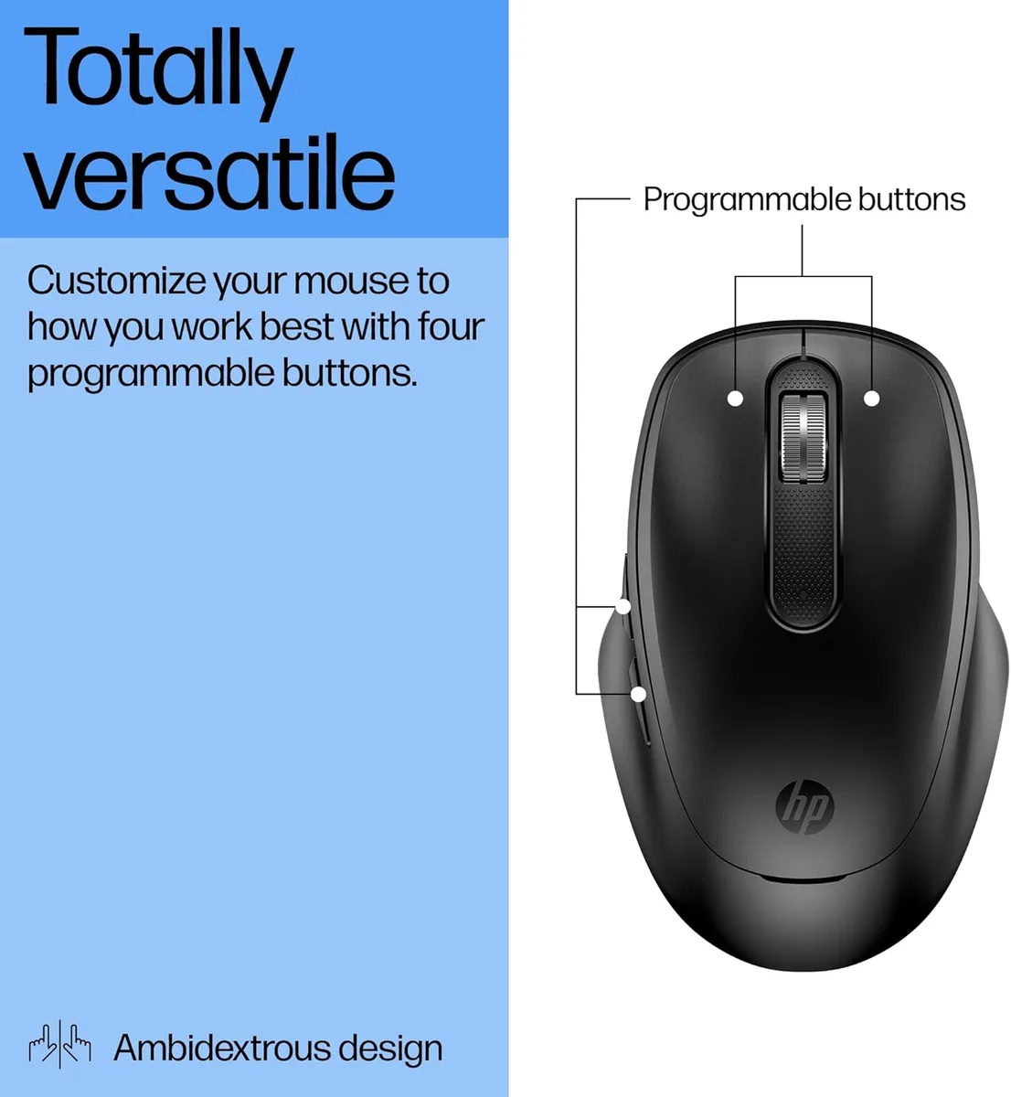 Миша HP 510 Ultra-Fast Rechargeable, WL, чорний