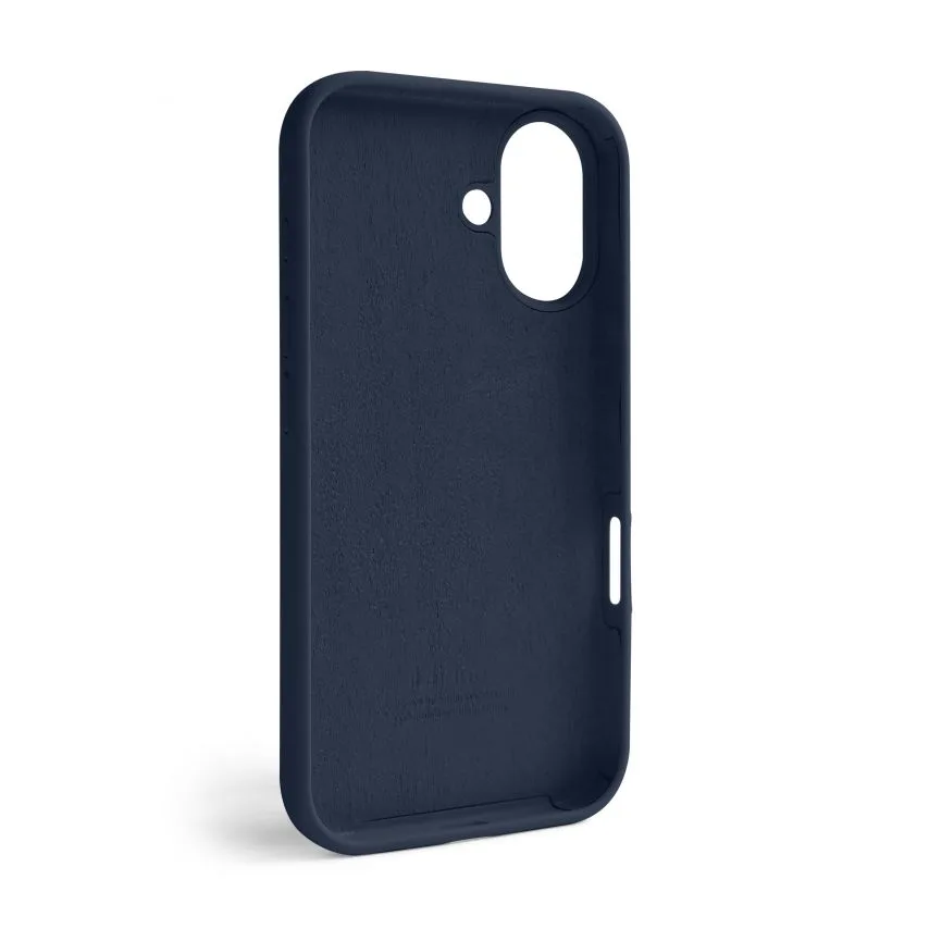 Чохол силиконовий для Apple iPhone 16  синій
