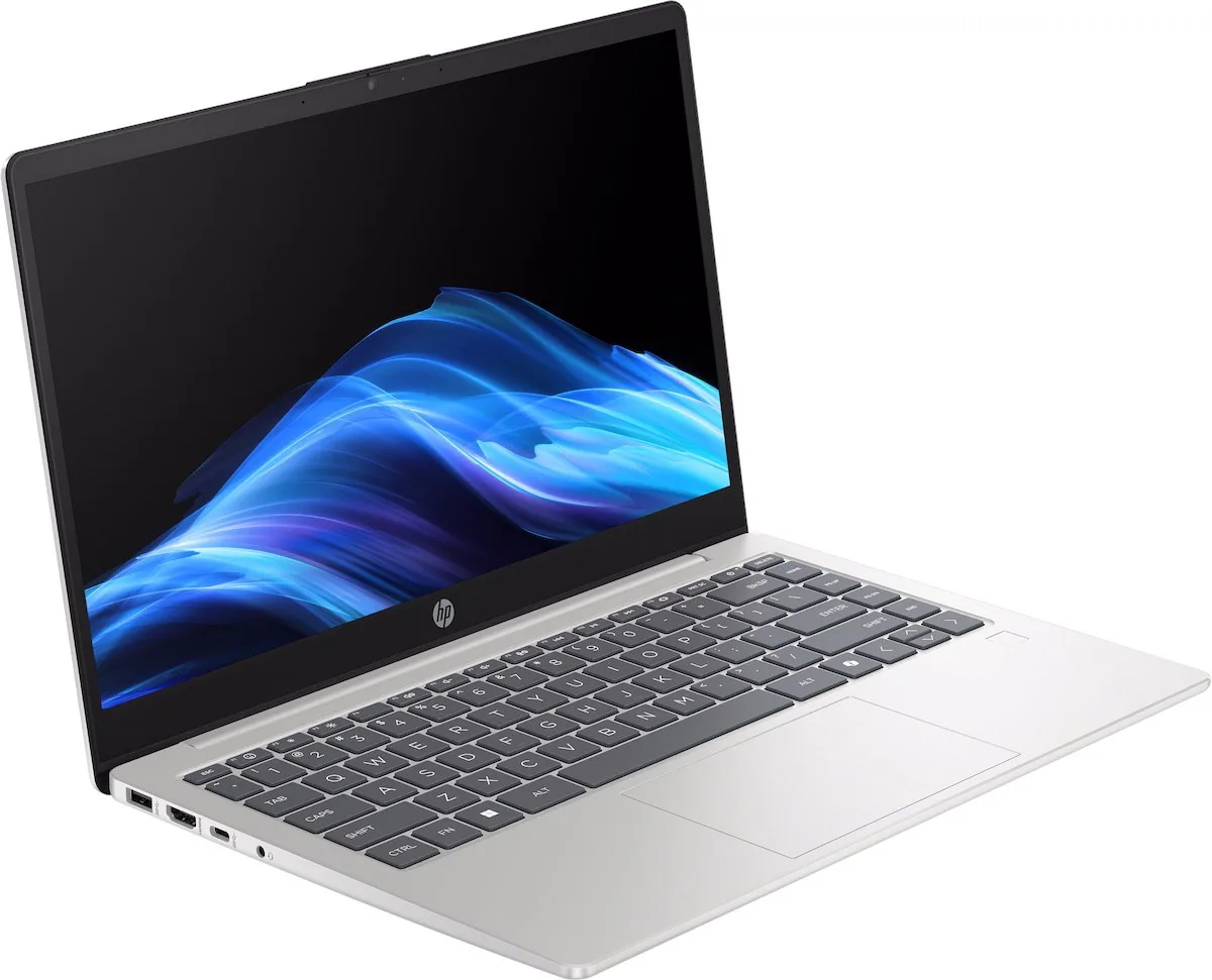 Ноутбук HP 14-hc0004ua 14" FHD IPS AG, Intel U5-225U, 16GB, F512GB, UMA, DOS, серебристый