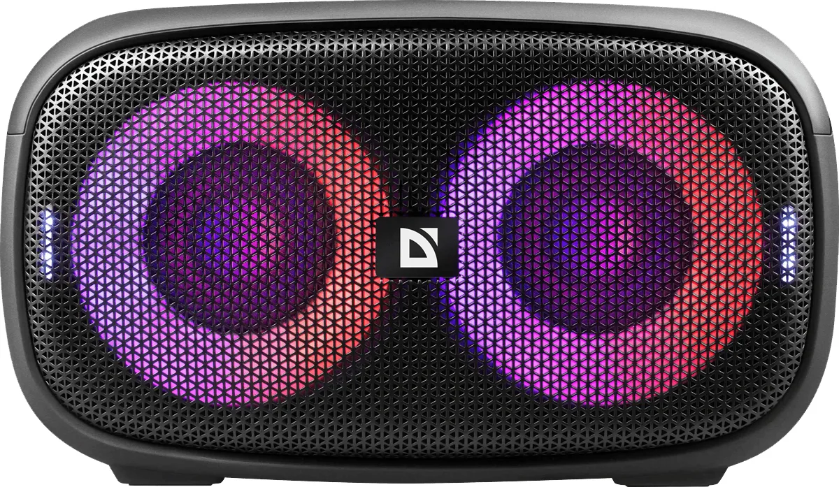 Портативна акустика Defender пластик 9,6х11,7х20,5 см чорна 20 Вт Bluetooth 5.3