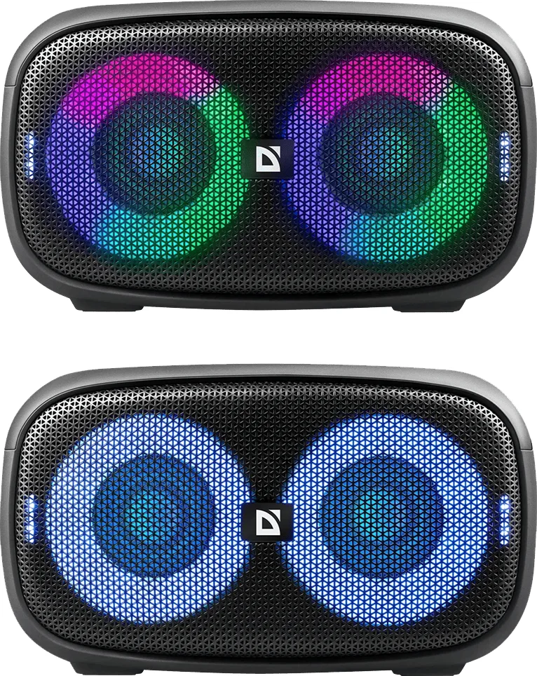 Портативна акустика Defender пластик 9,6х11,7х20,5 см чорна 20 Вт Bluetooth 5.3