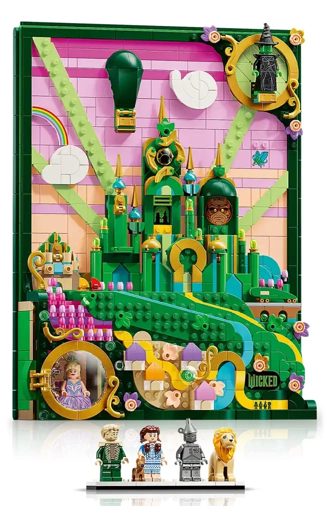 Конструктор LEGO Wicked Смарагдове місто настінний арт