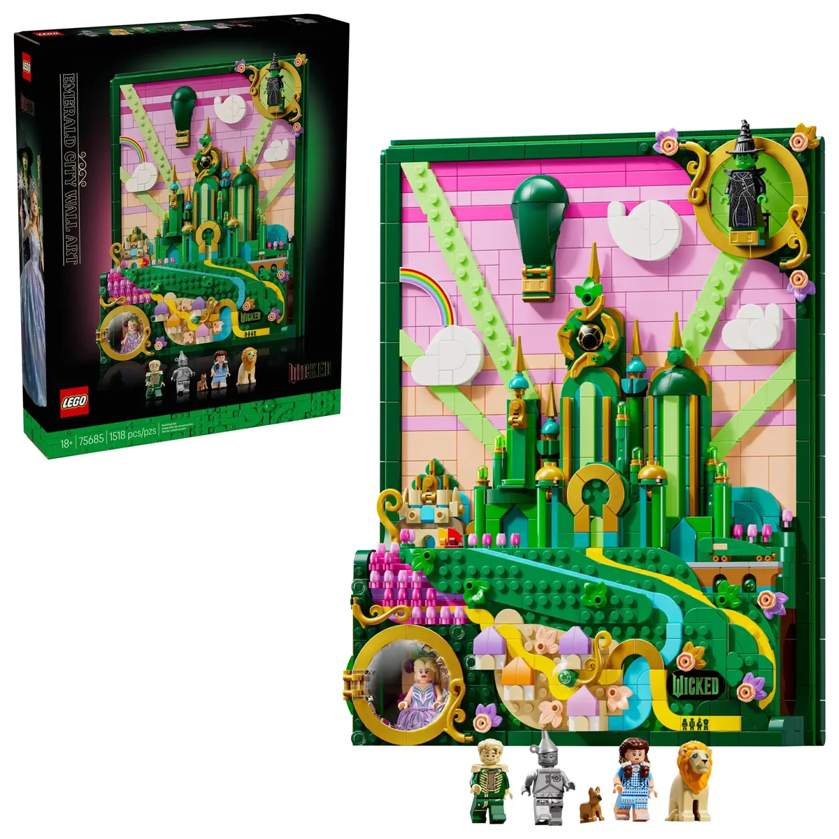 Конструктор LEGO Wicked Смарагдове місто настінний арт