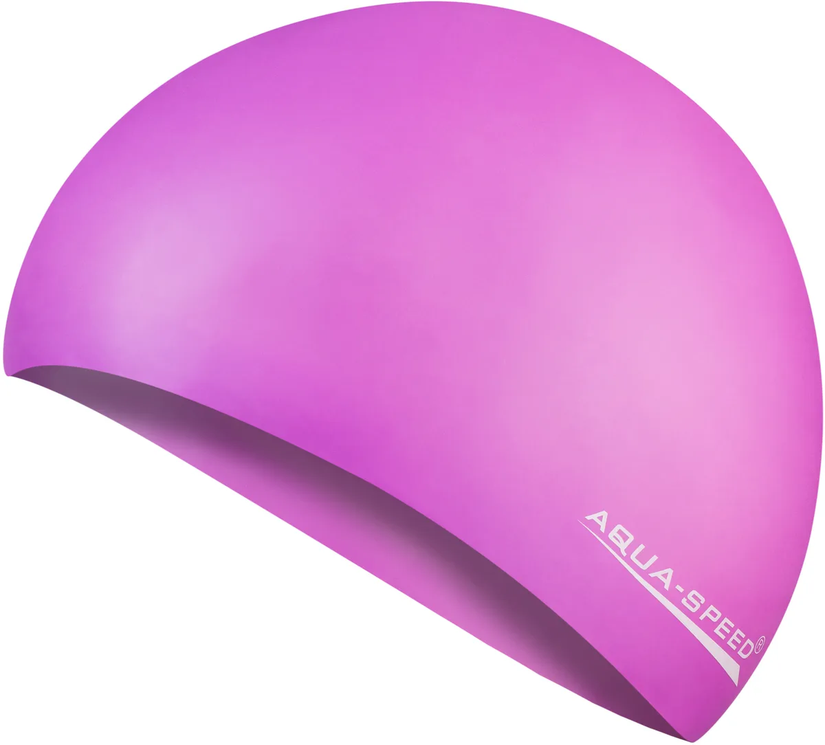 Шапка для плавання Aqua Speed силіконова OSFM фіолетова