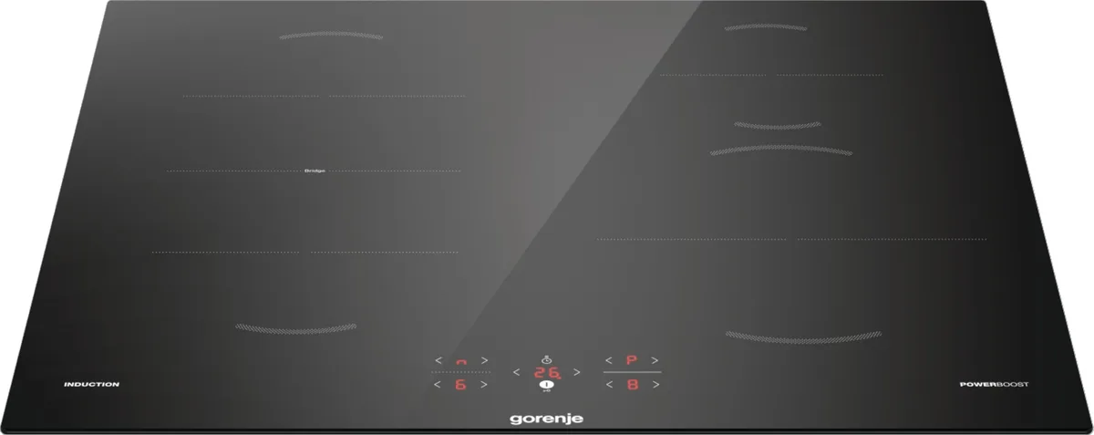 Варильна поверхня Gorenje індукційна 60см чорна TouchControl для кухні з функцією PowerBoost