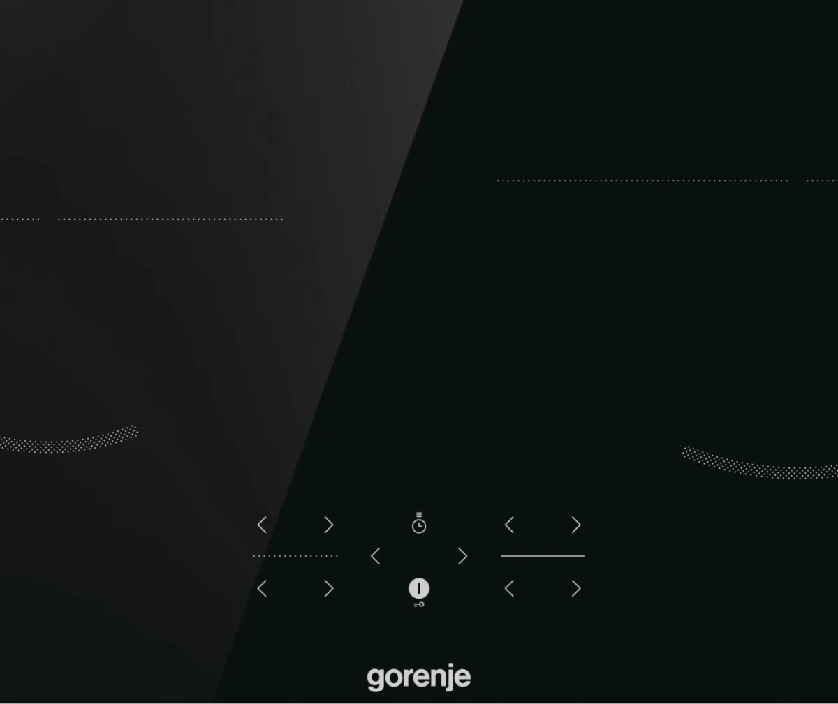 Варильна поверхня Gorenje індукційна 60см чорна TouchControl для кухні з функцією PowerBoost