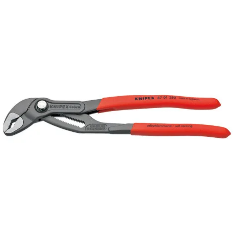 Кліщі сантехнічні KNIPEX інструментальна сталь 180 мм чорні