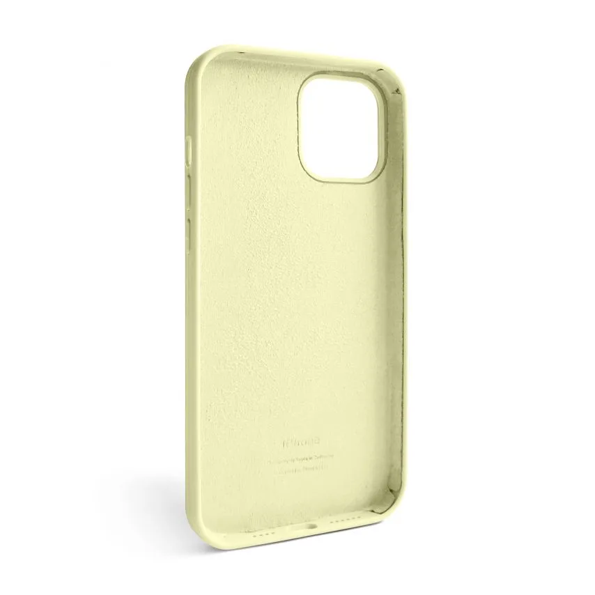 Чохол силіконовий для смартфона Apple 12 Pro Max жовтий