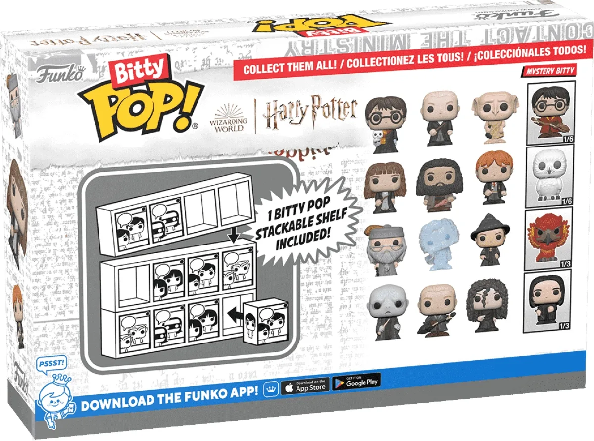 Набір подарунковий Funko POP (Bitty): Harry Potter - Voldemort 4PK
