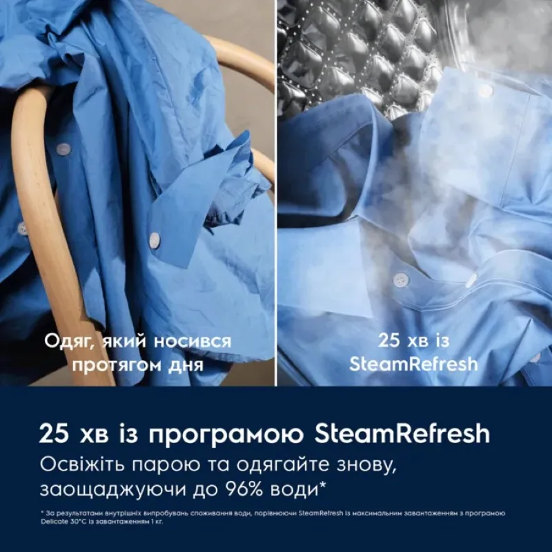 Пральна машина Electrolux фронтального завантаження, 9 кг, 1400 об/хв, клас енергоспоживання A, ширина 60 см, з дисплеєм, функцією
