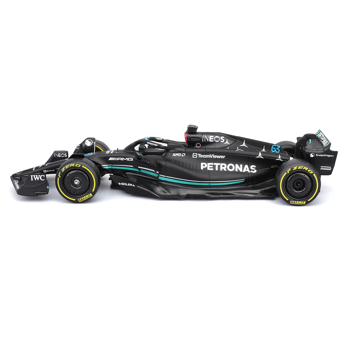 Автомодель с фигуркой Bburago металл 1:24 черный