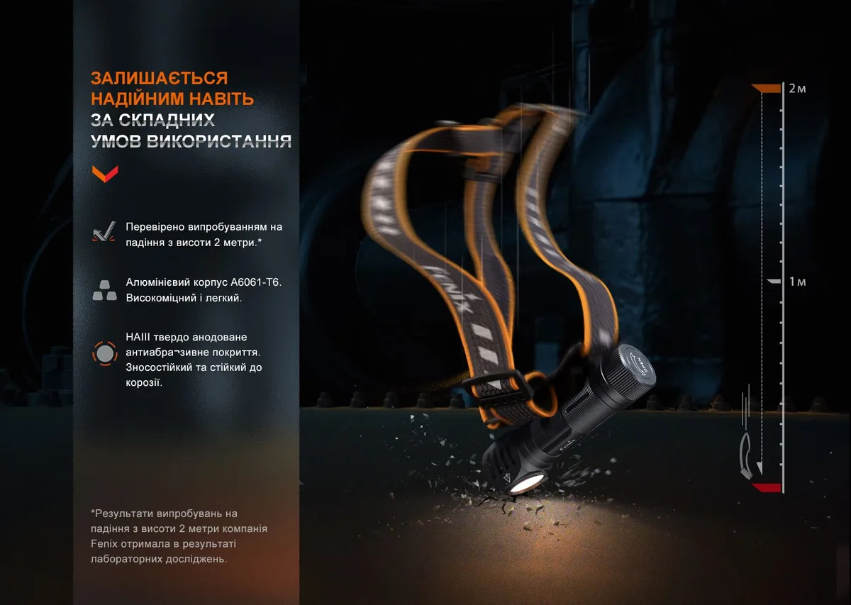 Мультилихтар Fenix алюминиевый 101х45х36 мм красный белый