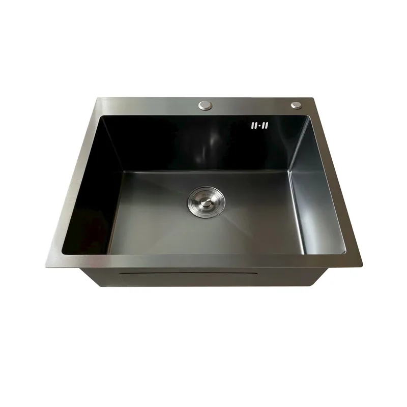 Мойка Mixxus нержавеющая сталь 580х430 мм графит 1 чаша Micro Decor