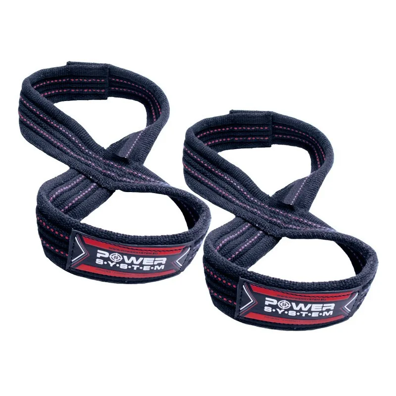Лямки для тяги Active Point бавовна S/M червоні