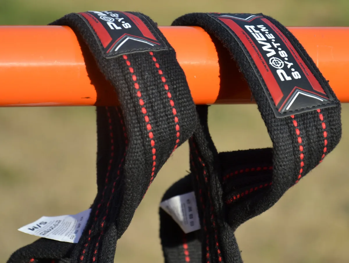 Лямки для тяги Active Point бавовна S/M червоні