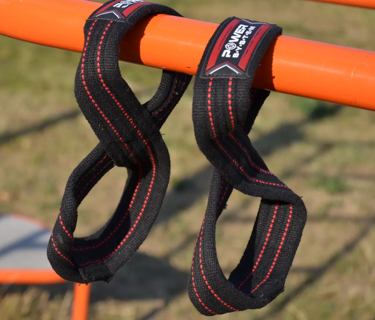 Лямки для тяги Active Point бавовна S/M червоні