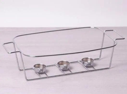 Керамічна форма Kamille Food Warmer 3л жаростійка біла з підігрівом