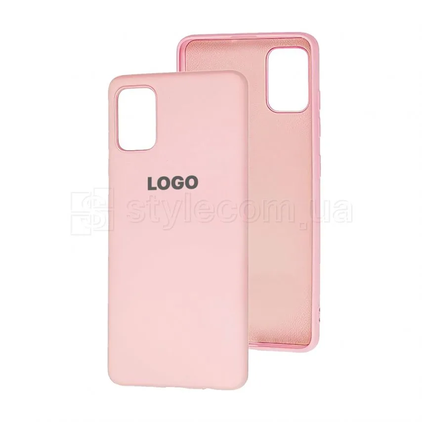 Чохол Silicone Case Samsung силікон рожевий для Galaxy A51/A515