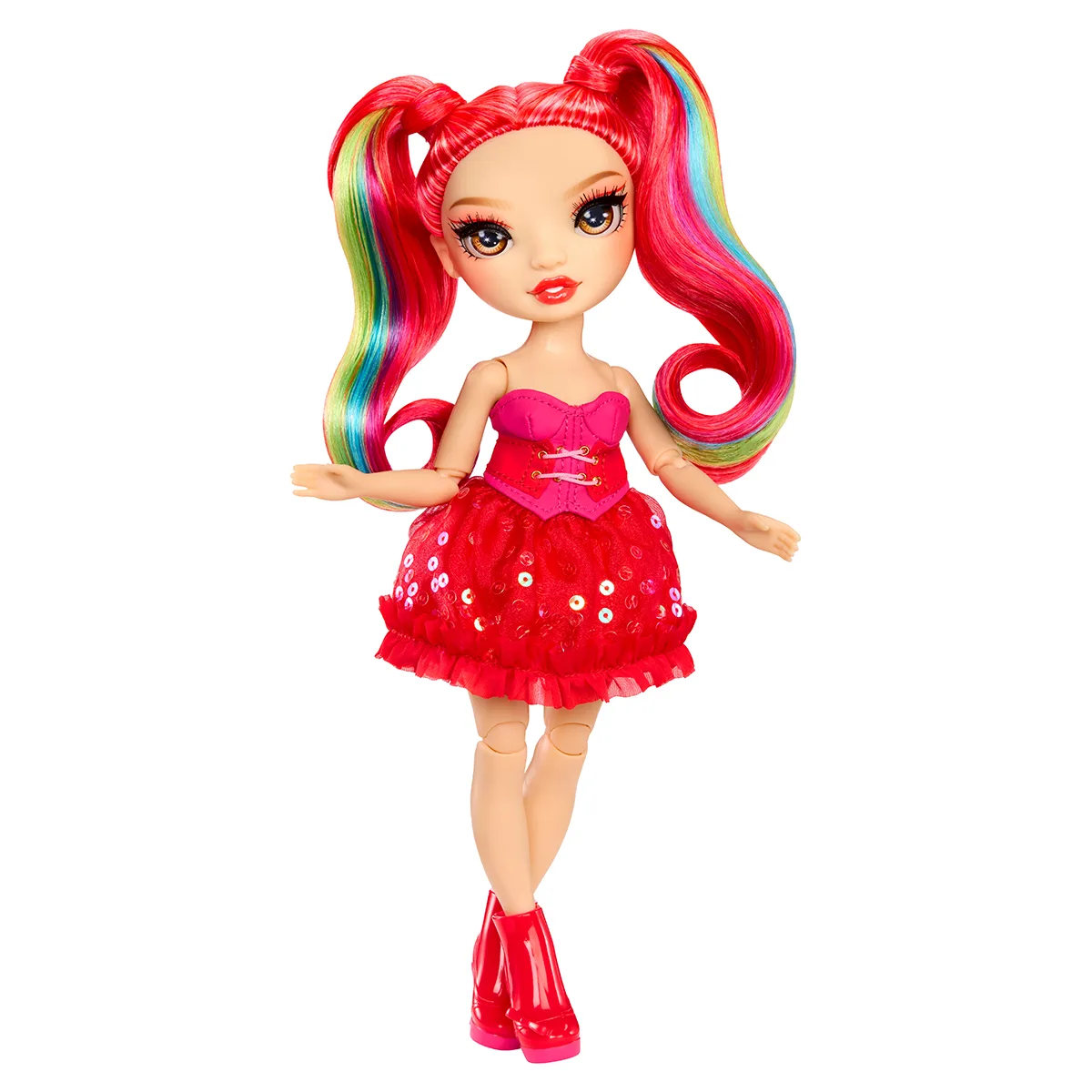 Лялька Rainbow High Be Dazzling комбіновані матеріали 27 см червона