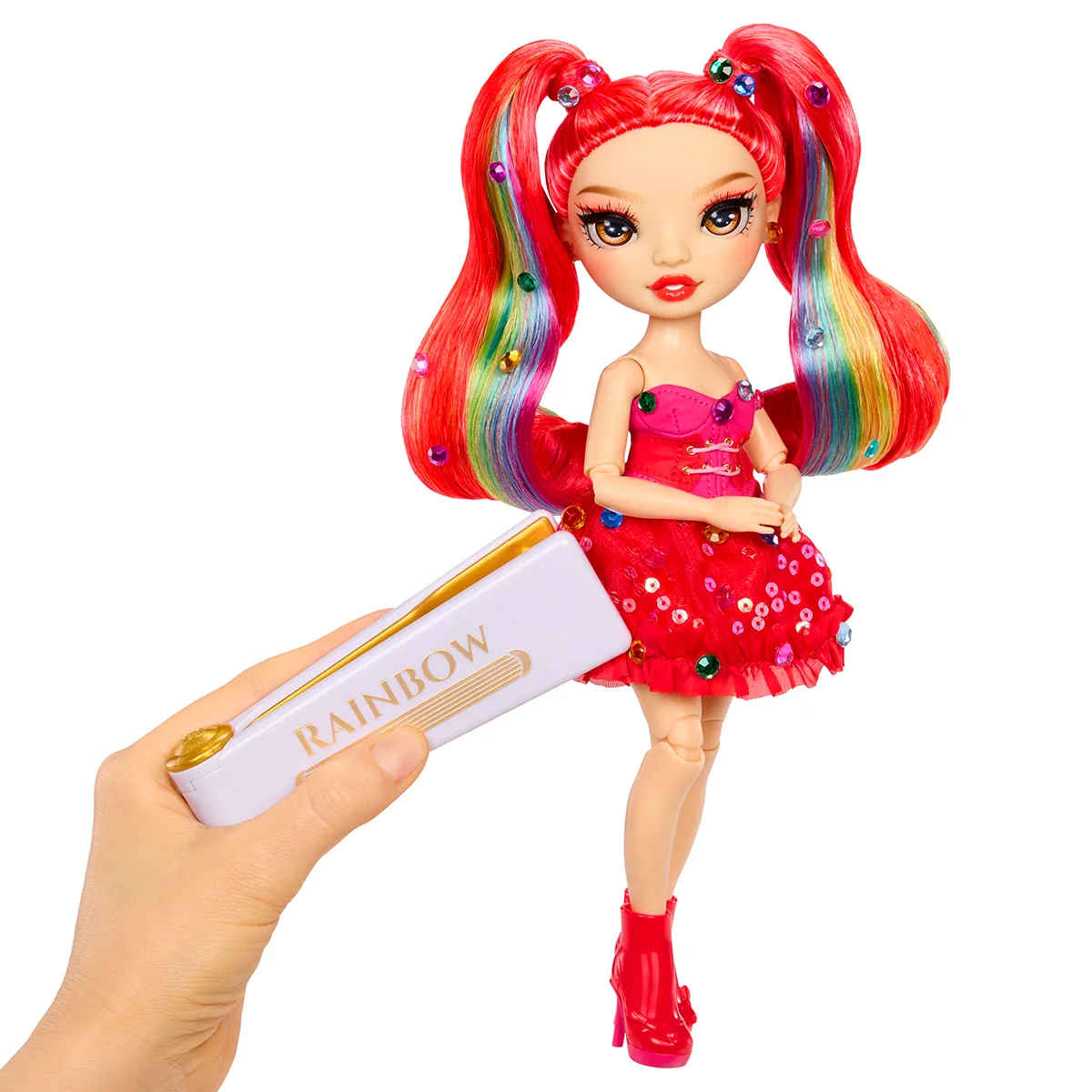 Лялька Rainbow High Be Dazzling комбіновані матеріали 27 см червона