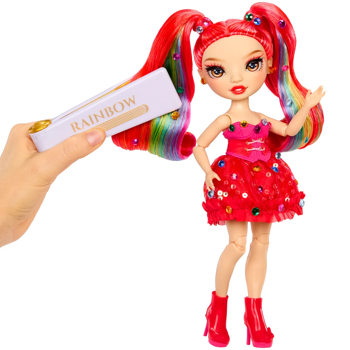 Лялька Rainbow High Be Dazzling комбіновані матеріали 27 см червона
