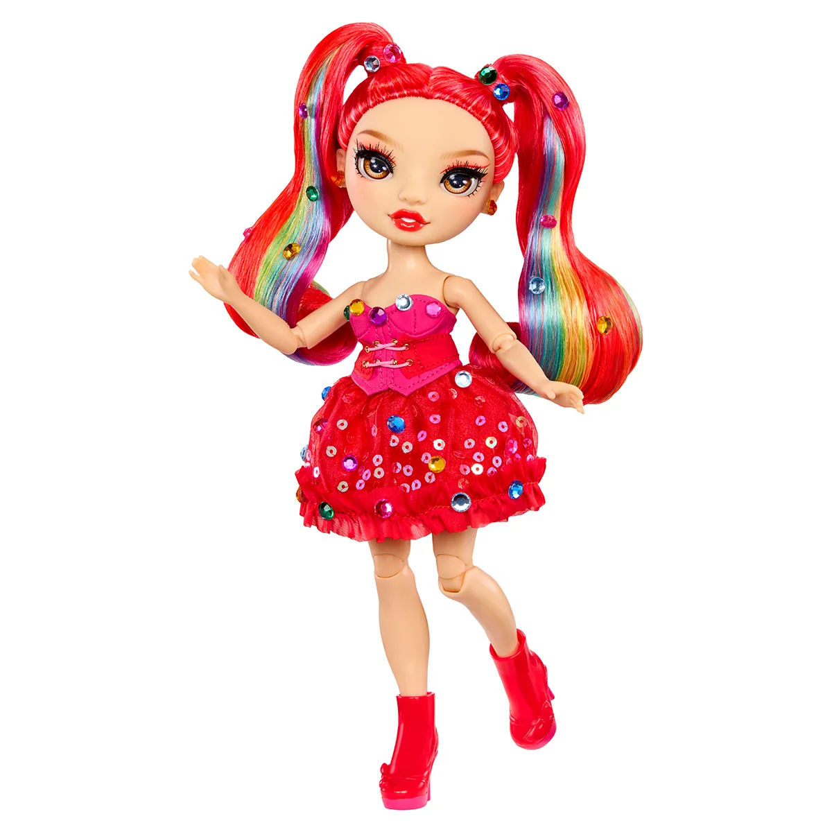 Лялька Rainbow High Be Dazzling комбіновані матеріали 27 см червона