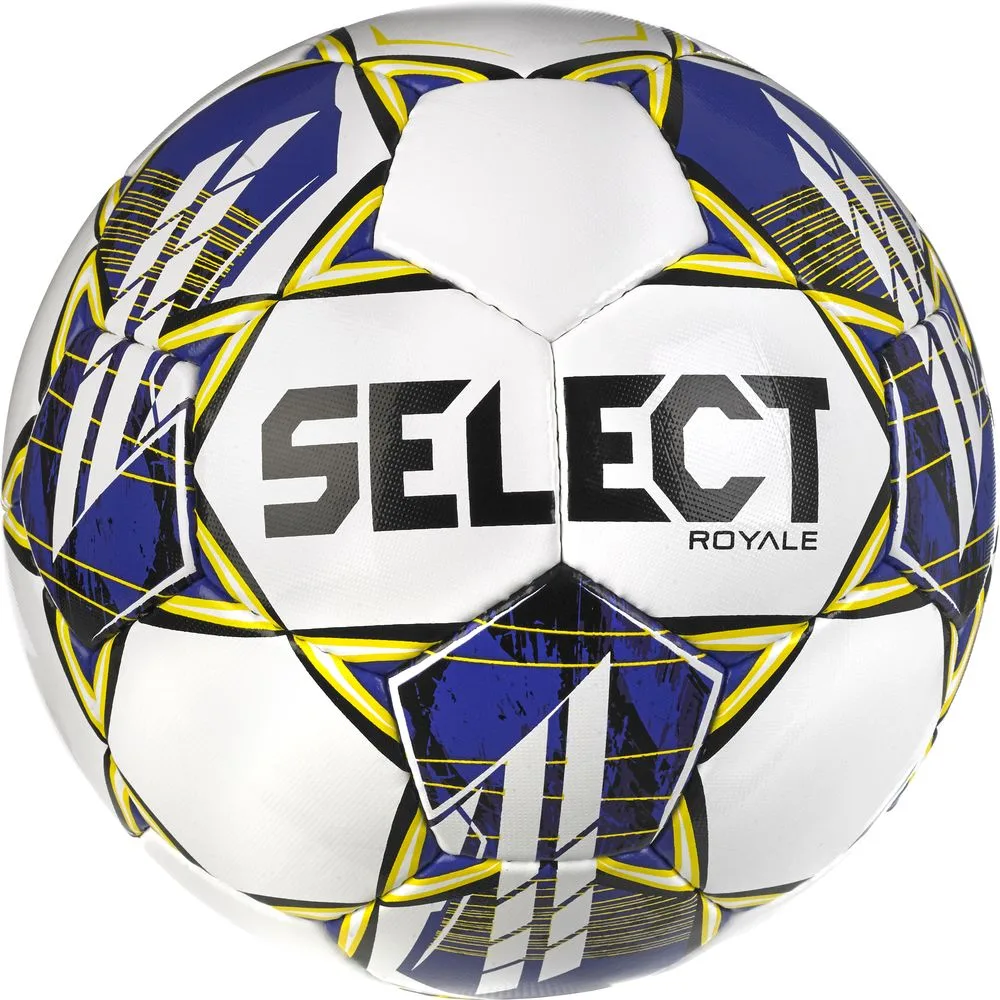Футбольний м'яч SELECT поліуретан 5 білий фіолетовий