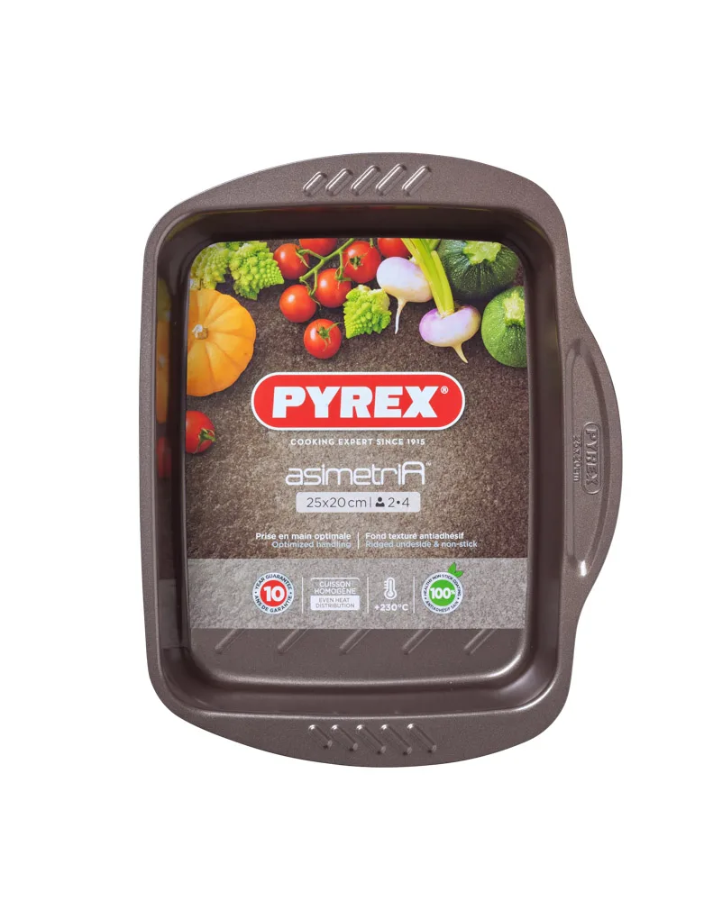 Форма Pyrex вуглецева сталь 25x20 см прямокутна антипригарна