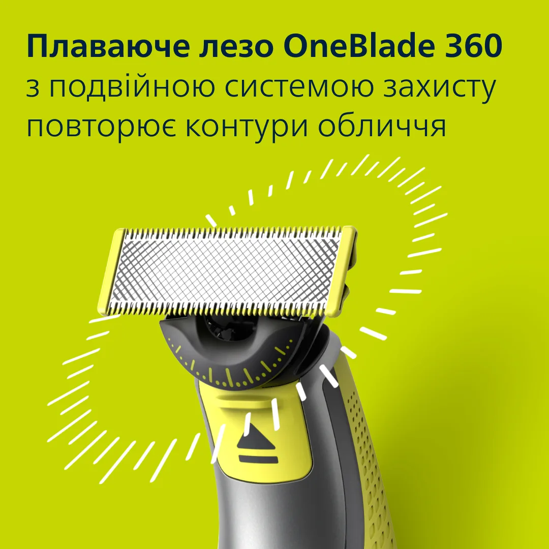 Змінне лезо Philips OneBlade 2 шт для QP14xx QP25xx QP26xx QP27xx QP28xx QP65xx QP66xx