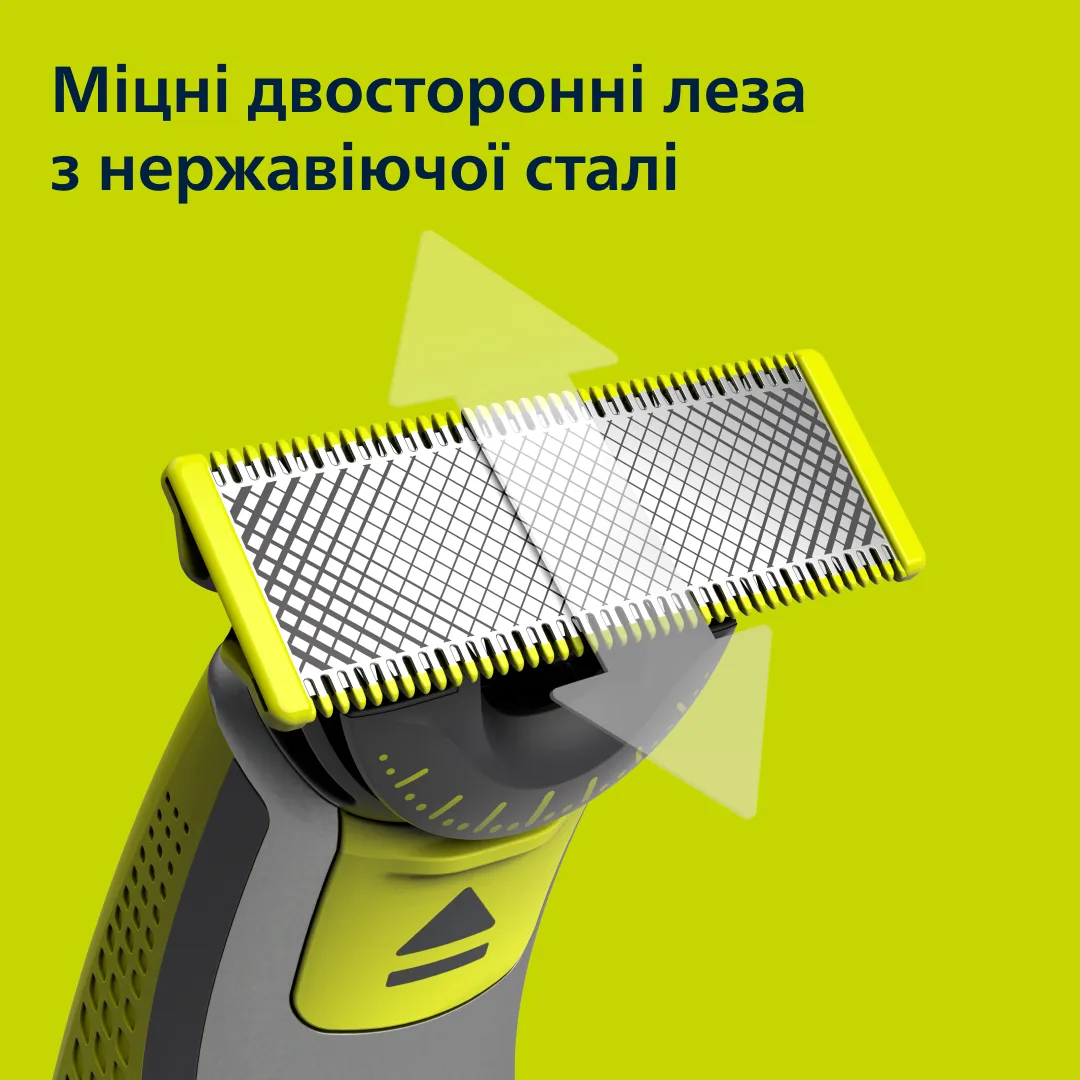 Змінне лезо Philips OneBlade 2 шт для QP14xx QP25xx QP26xx QP27xx QP28xx QP65xx QP66xx