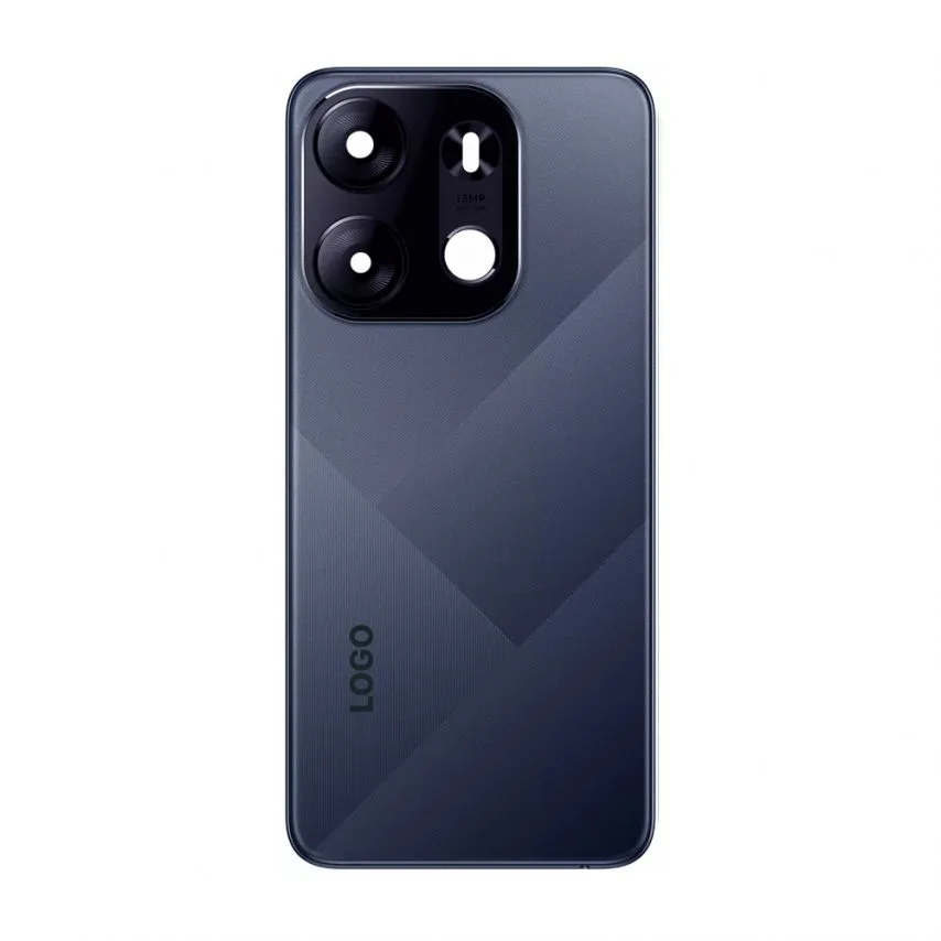 Задняя крышка Tecno High Quality 4G со стеклом камеры 2023 синяя.