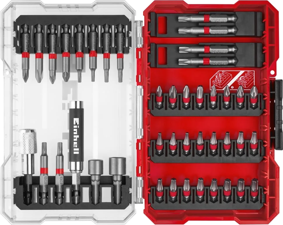 Біти Einhell S2 42 шт 50 мм 25 мм в пластиковому кейсі