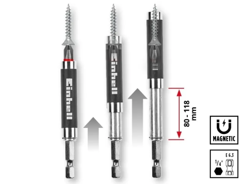 Біти Einhell S2 42 шт 50 мм 25 мм в пластиковому кейсі