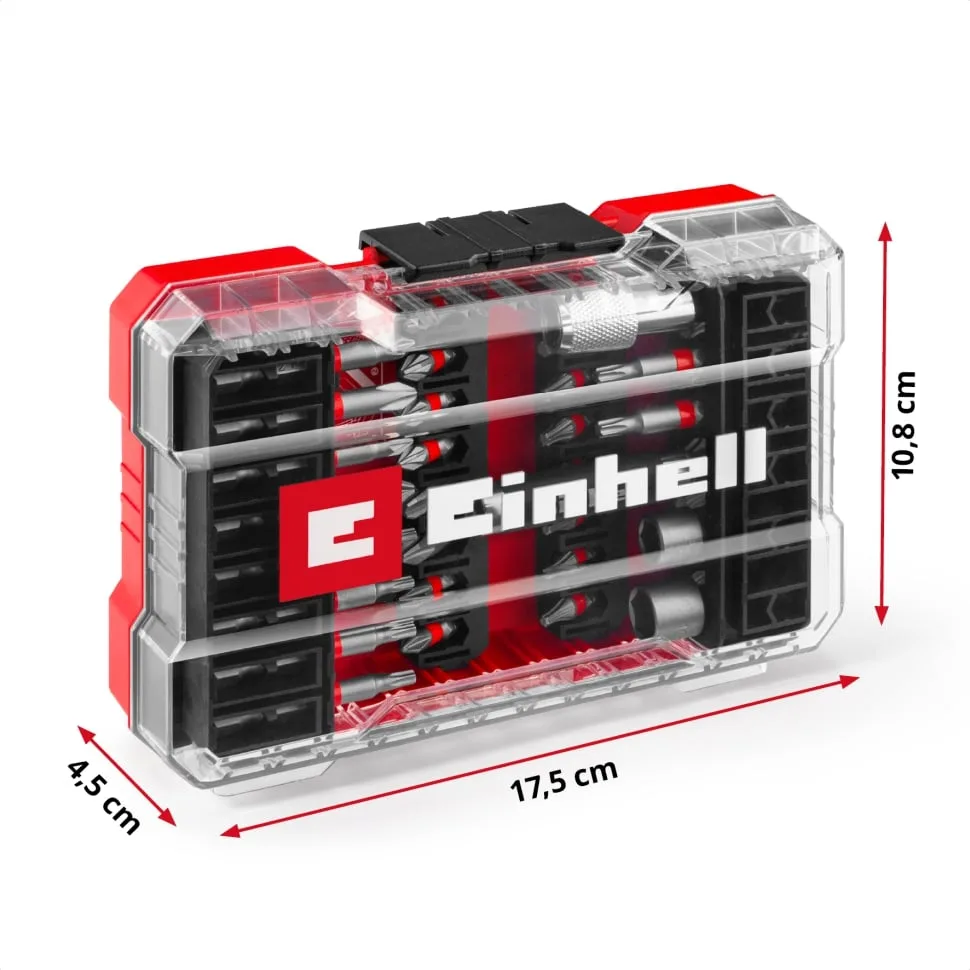 Біти Einhell S2 42 шт 50 мм 25 мм в пластиковому кейсі
