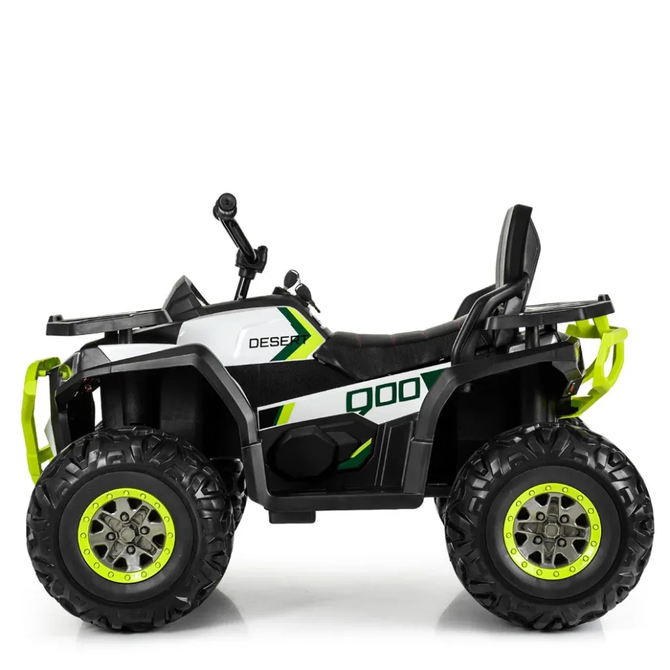 Детский электромобиль Bambi Racer Квадроцикл кожа 117х71х76 см коричневый