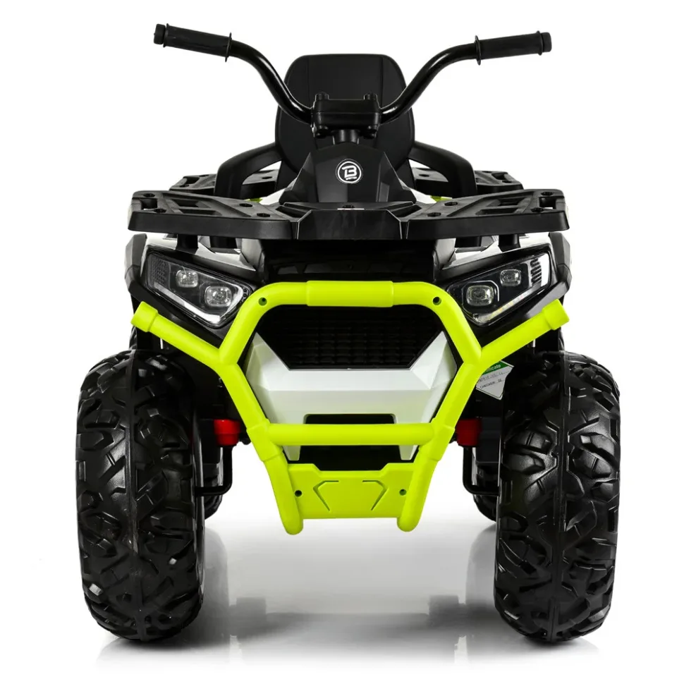 Детский электромобиль Bambi Racer Квадроцикл кожа 117х71х76 см коричневый