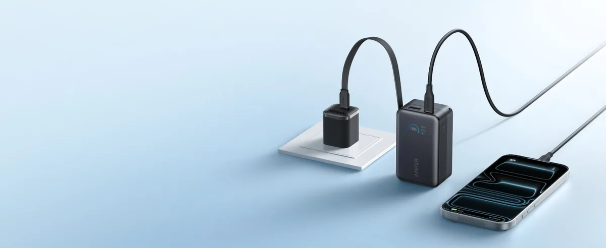 Портативний зарядний пристрій Anker 10000 мАг 45Вт USB-C Чорний