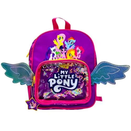 Рюкзак My Little Pony з анатомічними лямками та відділеннями для книг і ланчбокса 28х24х13 см