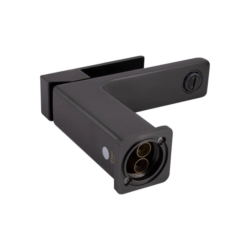 Змішувач для раковини Qtap Gemini 270 Gunmetal Black PVD латунь 45х169х148 мм