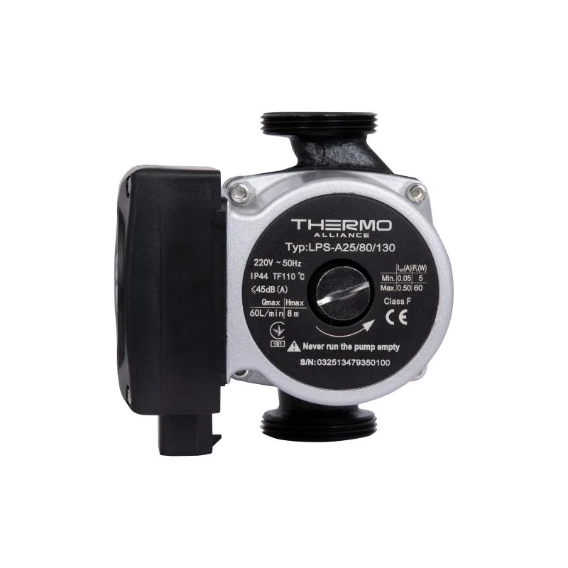 Циркуляційний насос Thermo Alliance LPSA 25/80/130 енергозберігаючий 1160 Вт мідь 1 1/2"