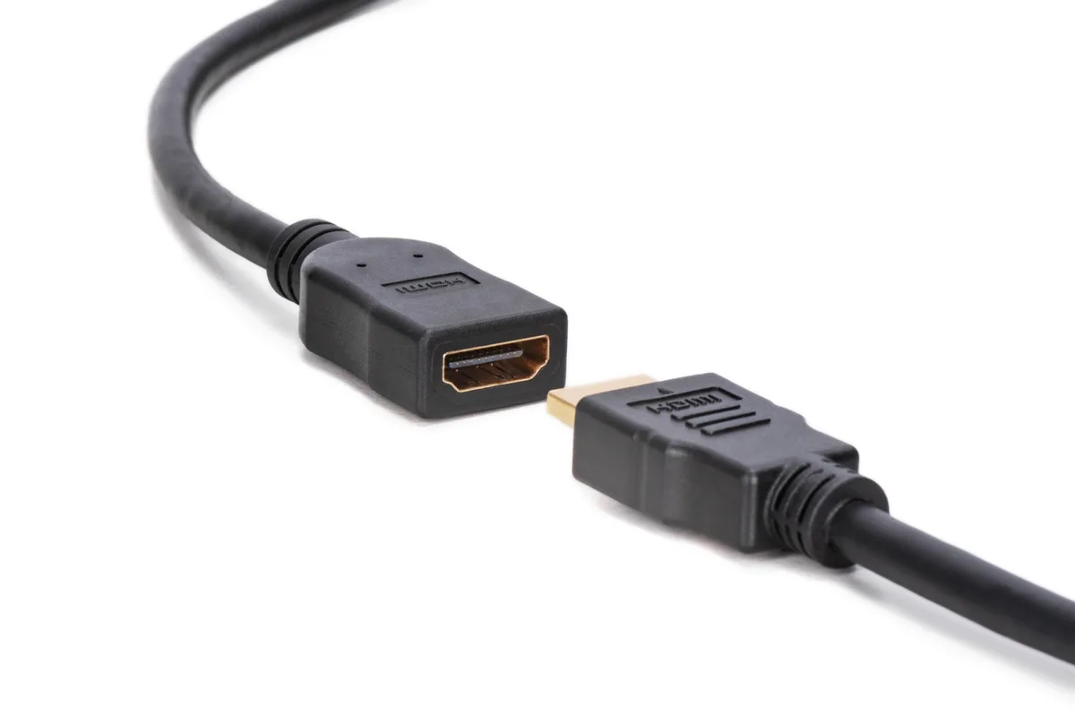 Кабель DIGITUS HDMI High speed + Ethernet (AM/AF) 2.0м, чорний