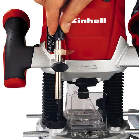 Фрезер Einhell TE-RO 1255 E 1200Вт, цанга 6 та 8мм, 11000-30000 об/хв, вага 3.3 кг.