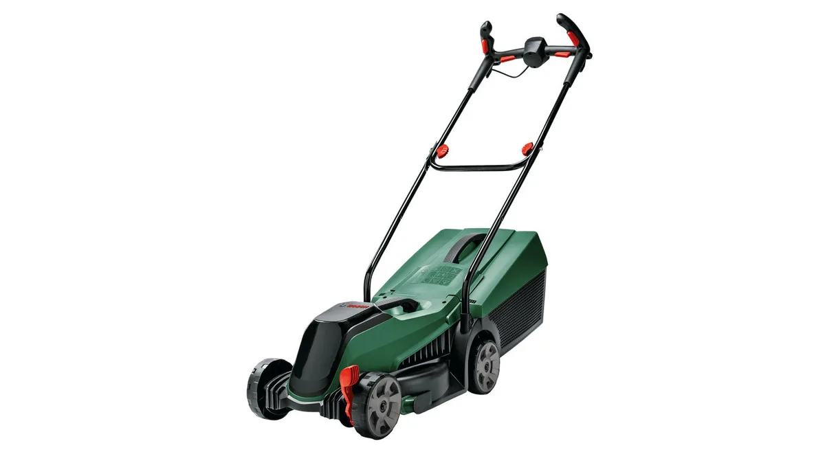 Акумуляторна газонокосарка Bosch CityMower 18V-32-300, 18В, 32 см, 31 л, висота трави 30-60 мм, вага 8.8 кг, без батареї та зарядн