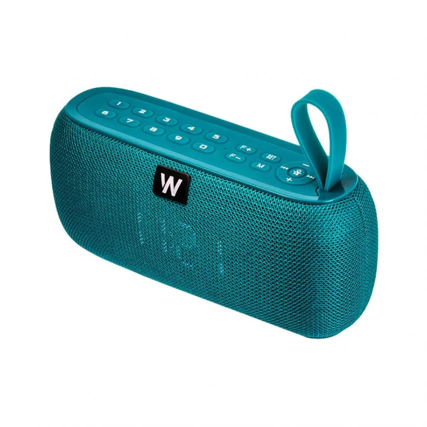Портативна колонка WALKER Bluetooth 5Вт 189х64х84 мм Зелена