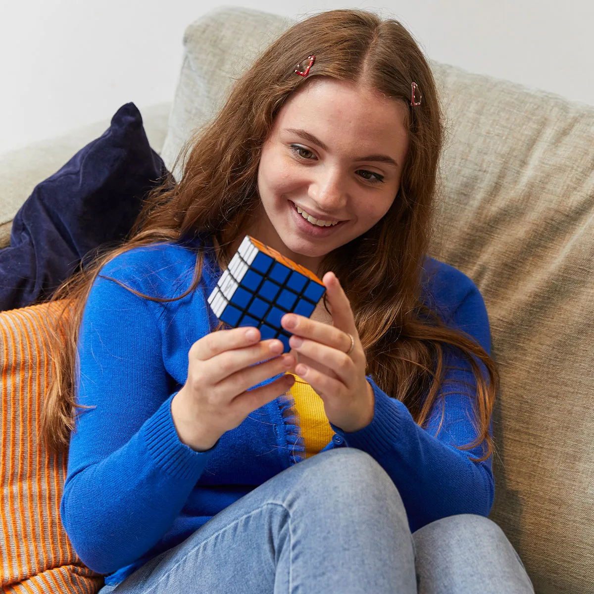 Головоломка Rubik's Кубик 4х4 Полімерні матеріали Чорний